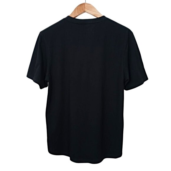 Craft + Flow Mens Crew Neck T-Shirt Black Cotton Tropical Short Sleeves Size 2XL - Picture 5 of 10